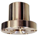 CONTI trapezmøtrik med flange CBC Tr 40x7, højre gevind, bronze
